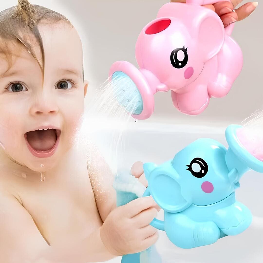 Jouet de bain éléphant – Jet d’eau interactif