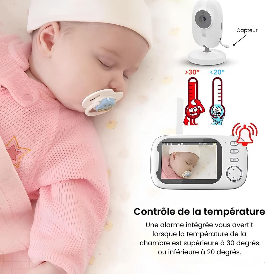 Babyphone vidéo – Surveillance HD