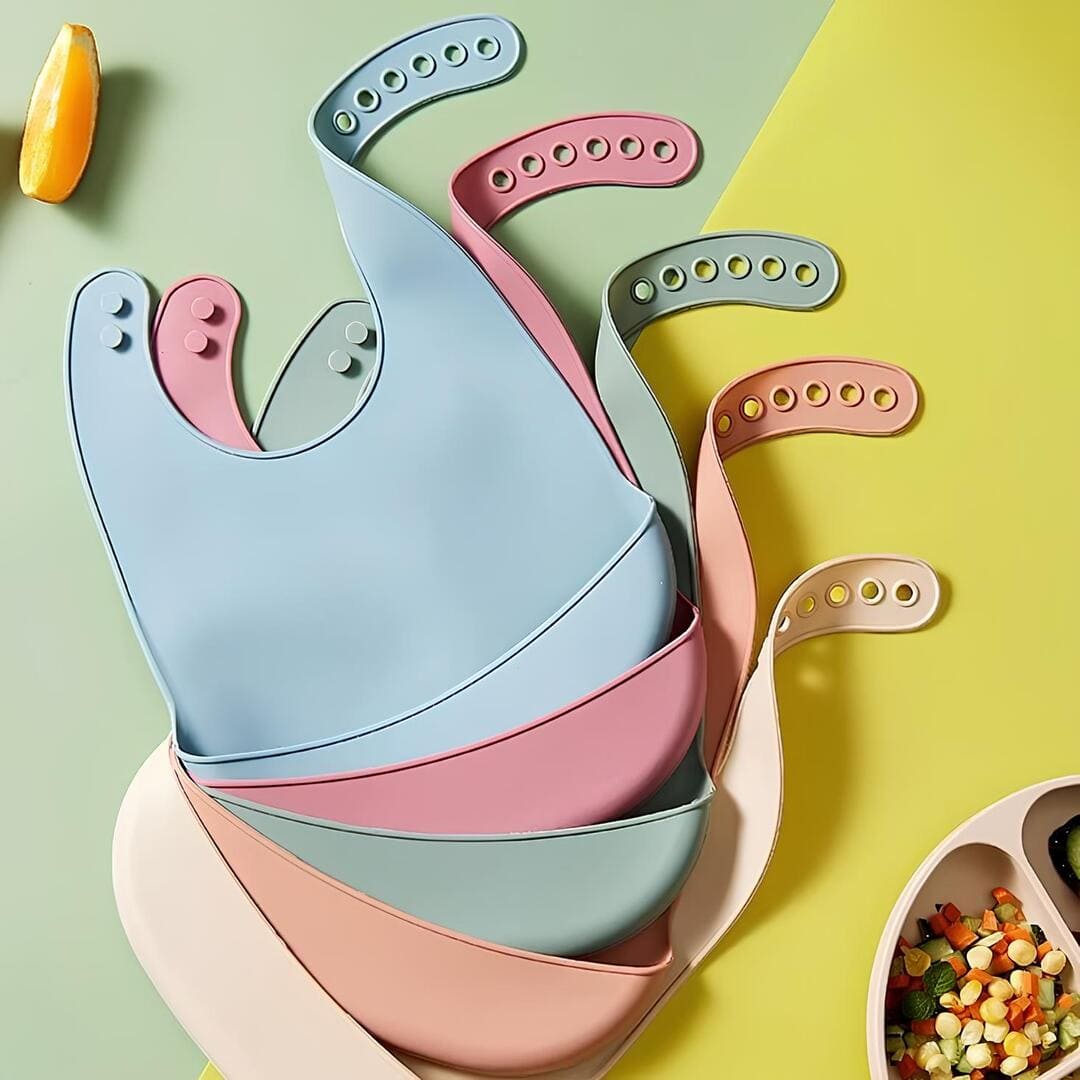 Bavoir en silicone