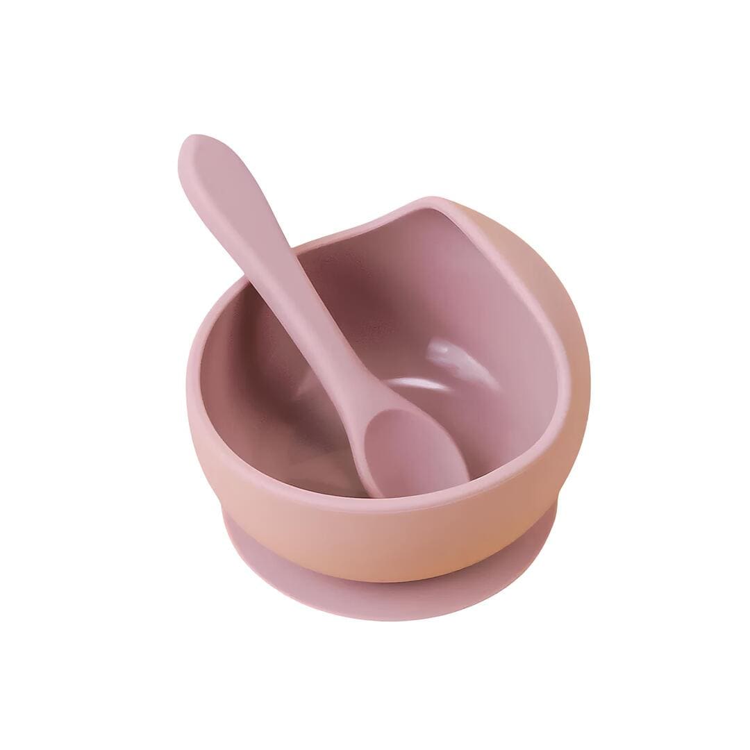 Bol en silicone avec cuillère