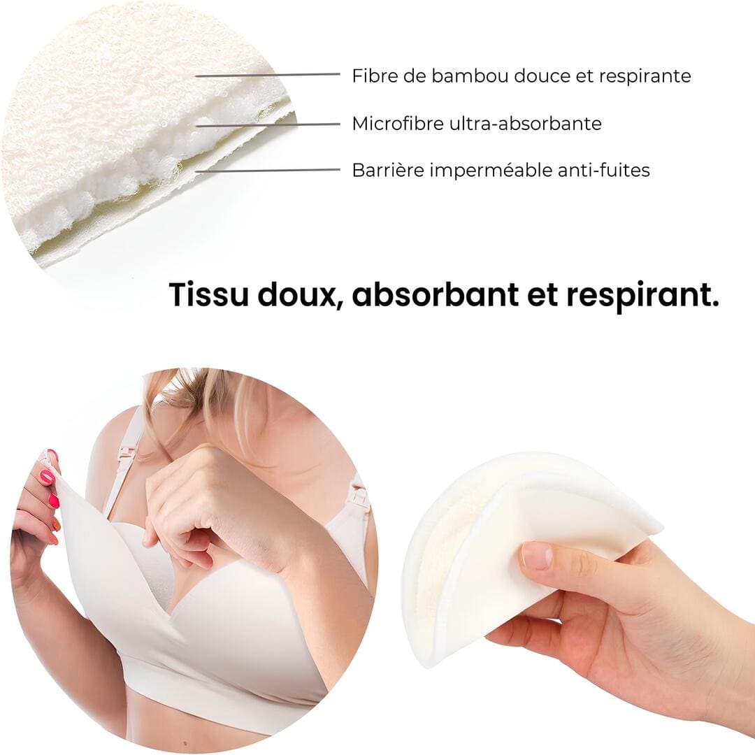 Coussinets d’allaitement réutilisables