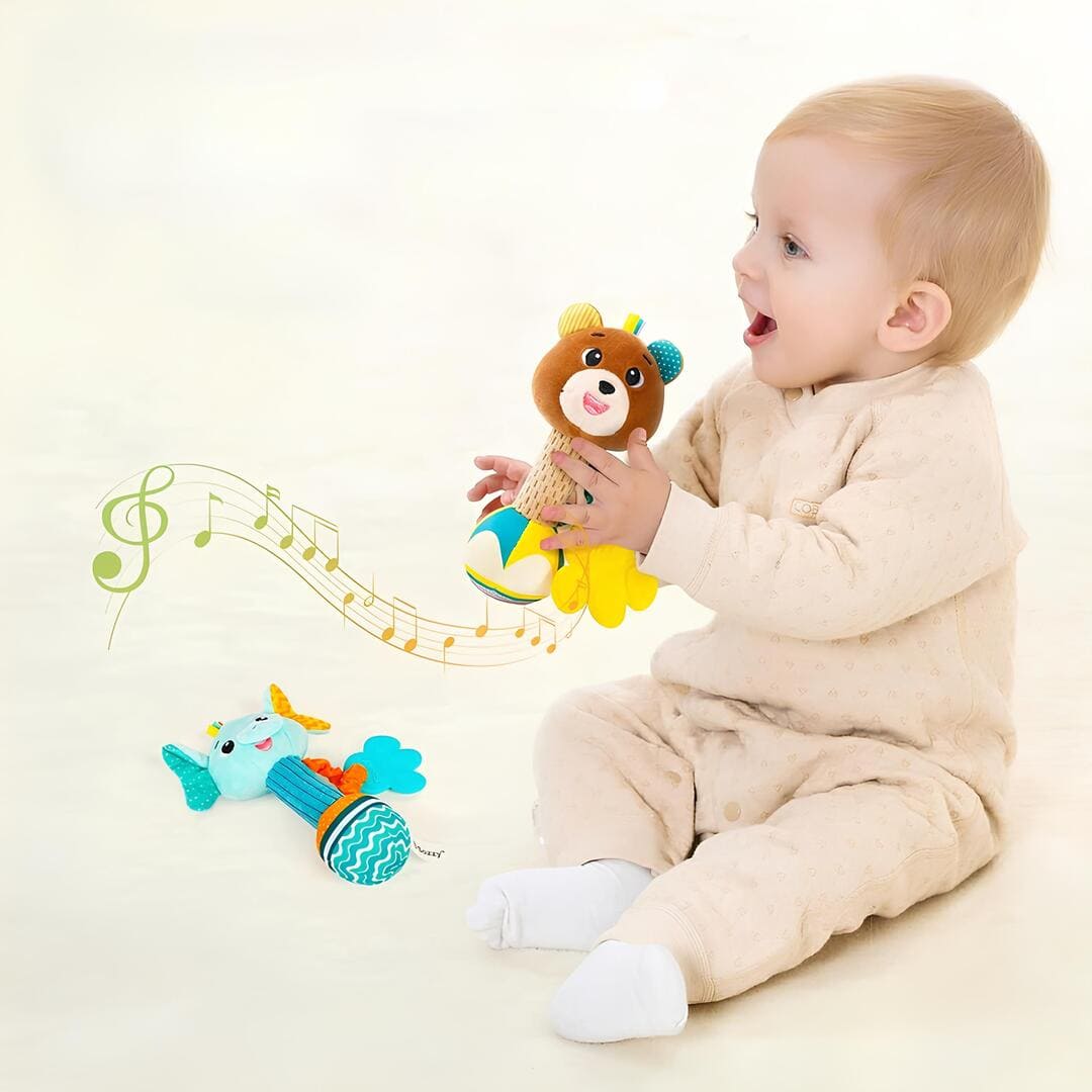 Hochet en peluche