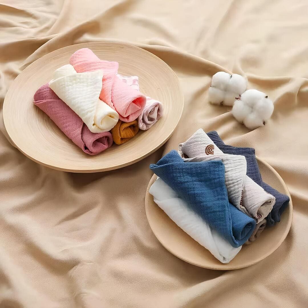 Langes en coton – Lot de 5
