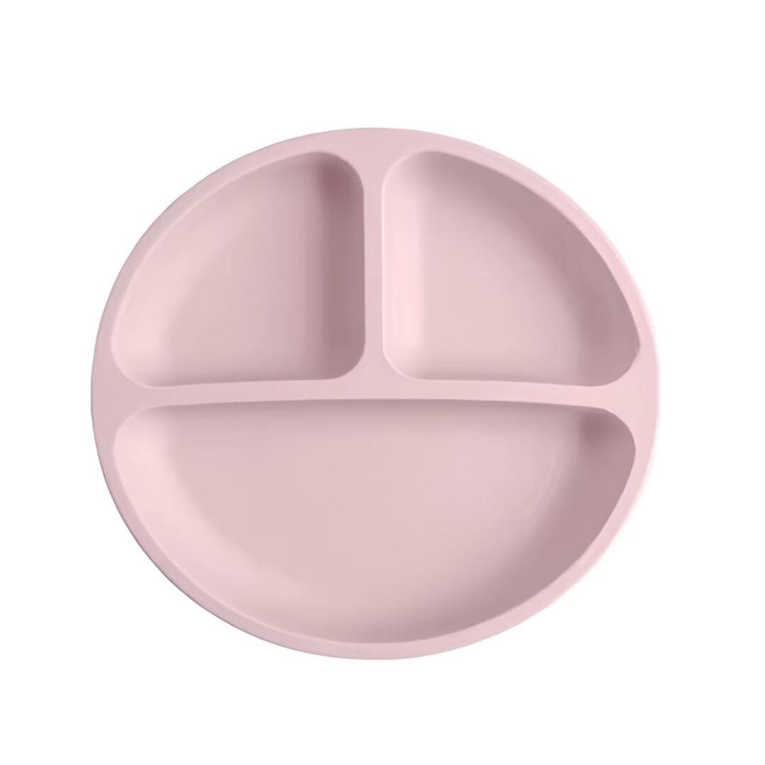 Assiette en silicone avec ventouse