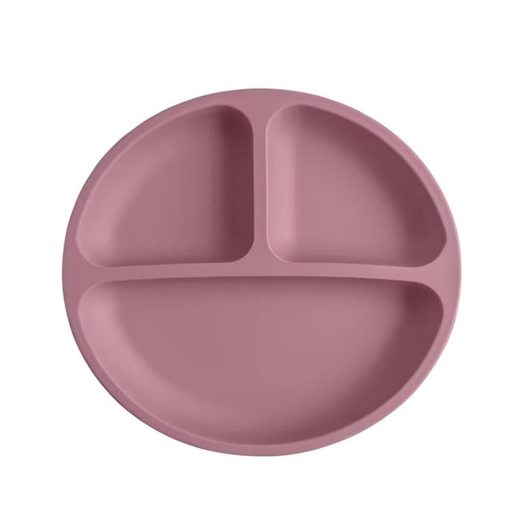 Assiette en silicone avec ventouse
