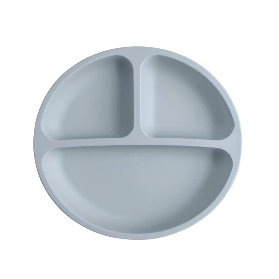 Assiette en silicone avec ventouse