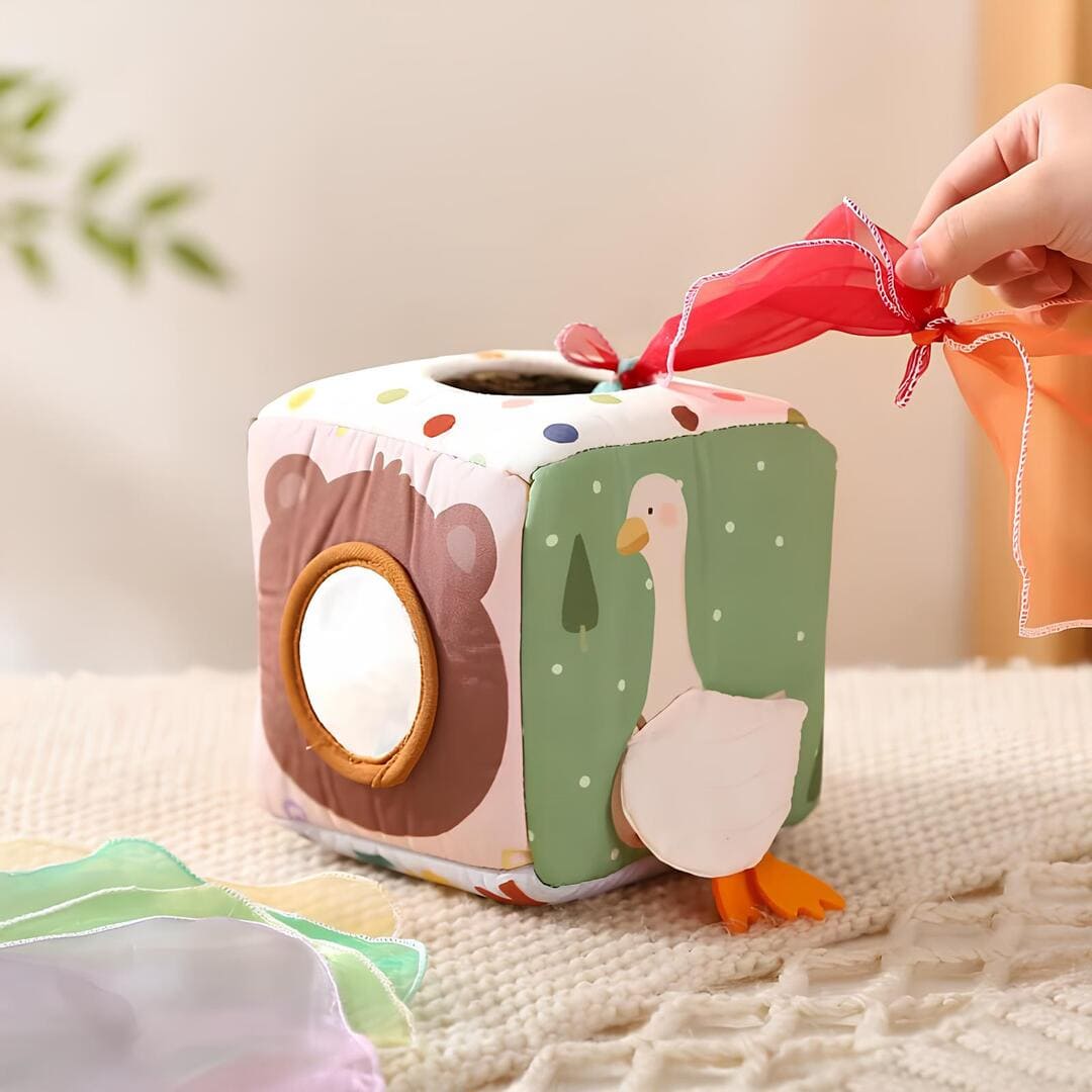 Boîte à mouchoirs éducative