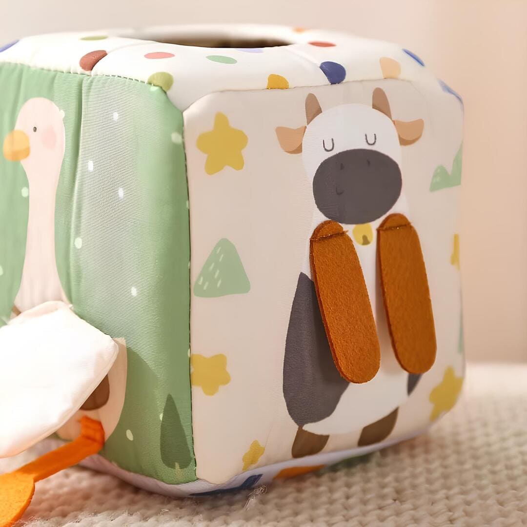 Boîte à mouchoirs éducative