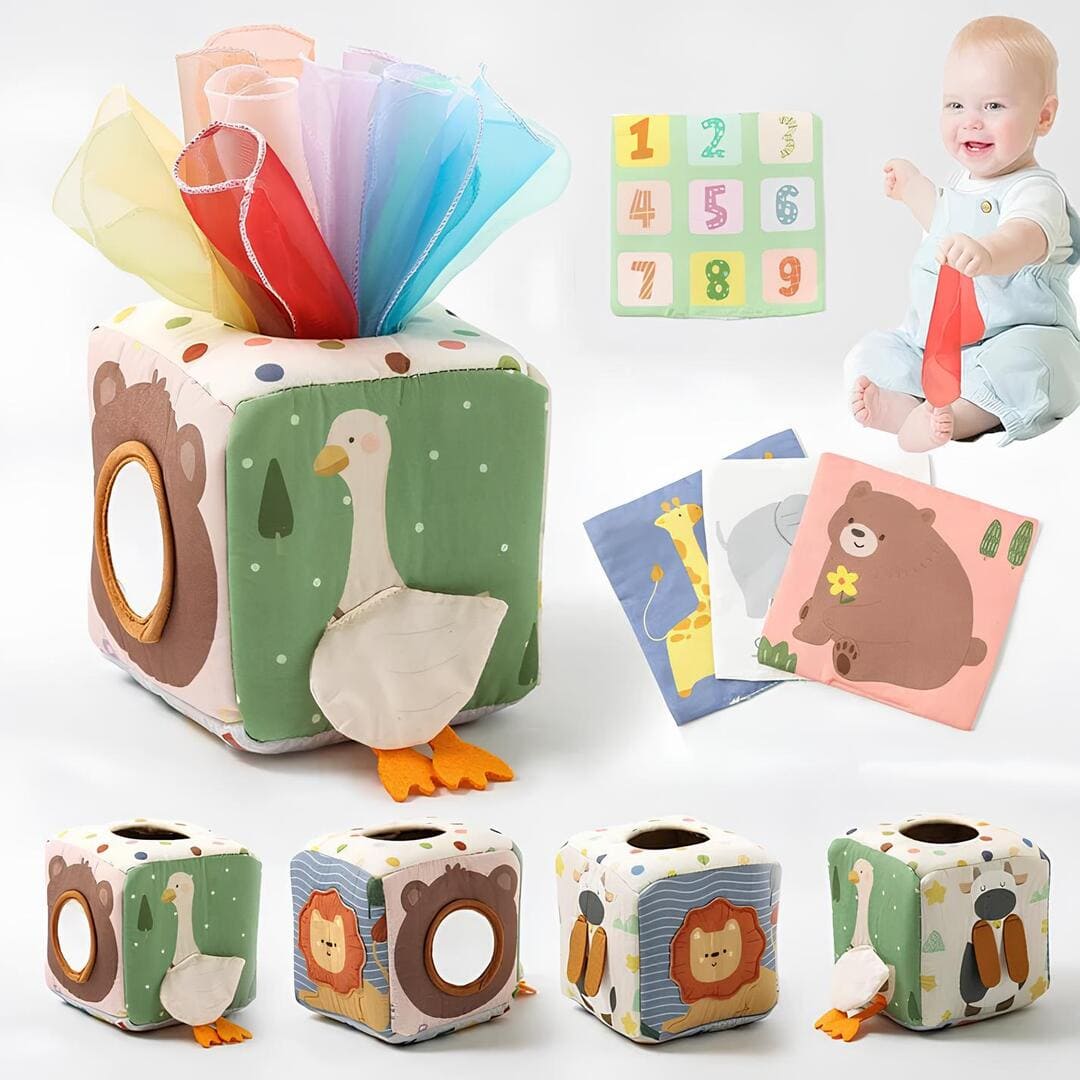 Boîte à mouchoirs éducative
