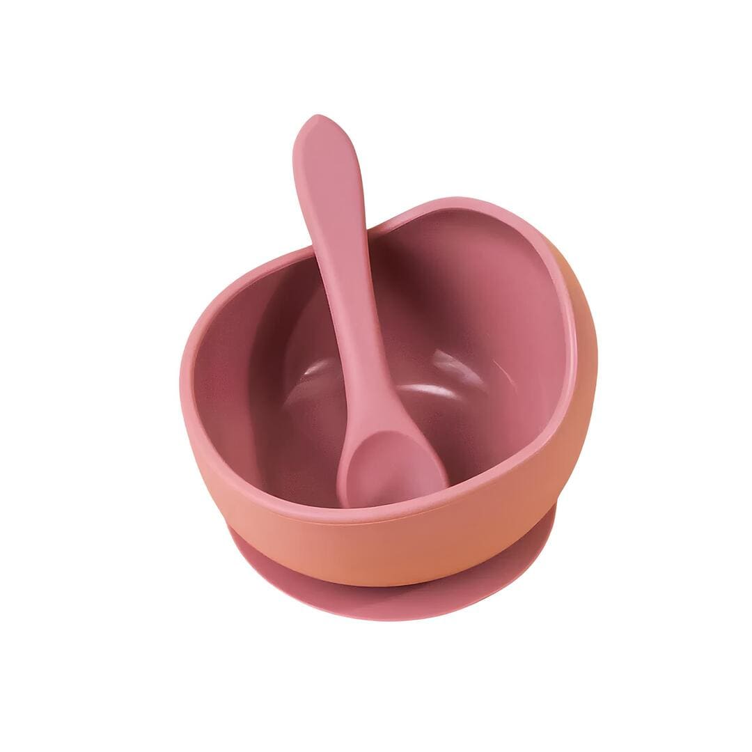 Bol en silicone avec cuillère