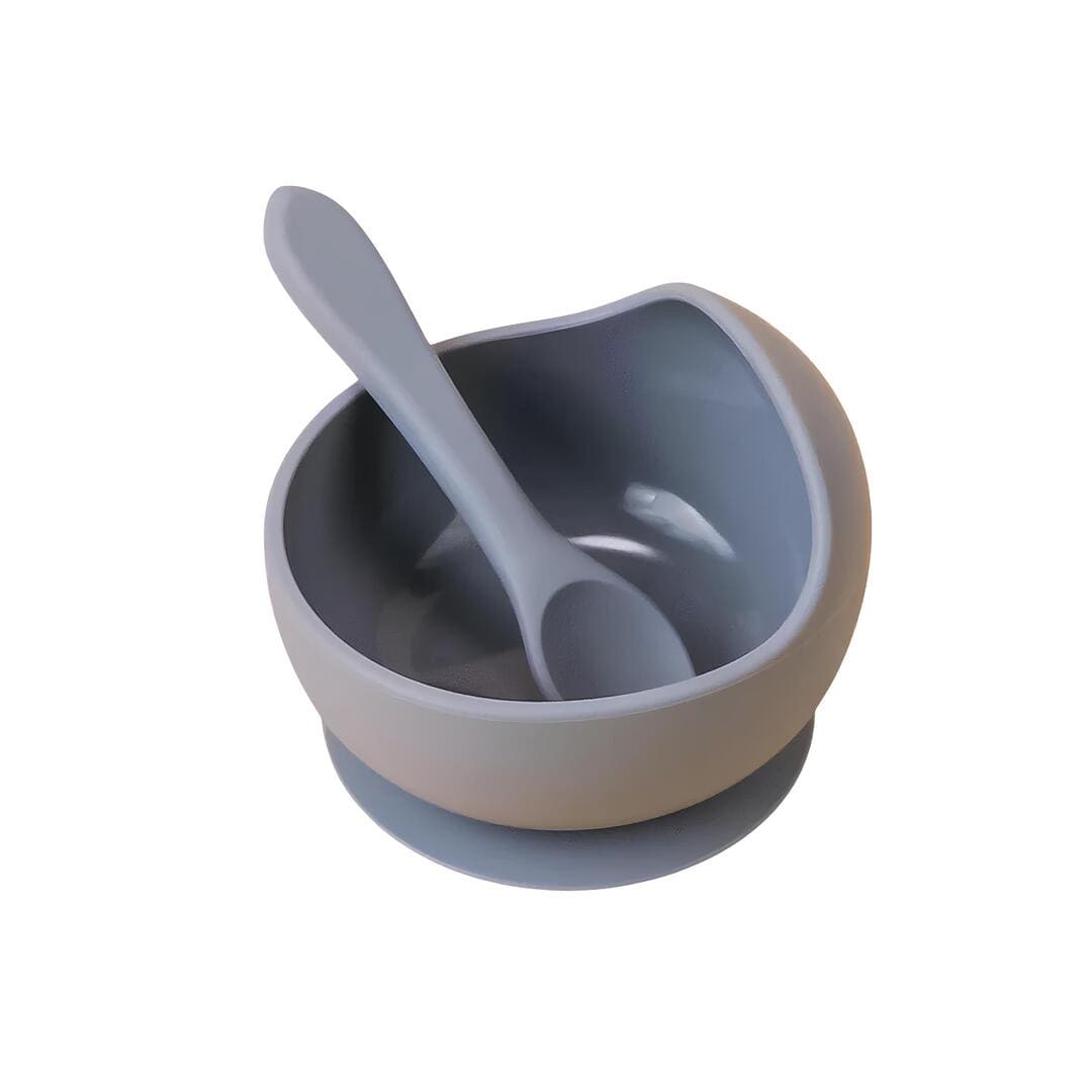 Bol en silicone avec cuillère