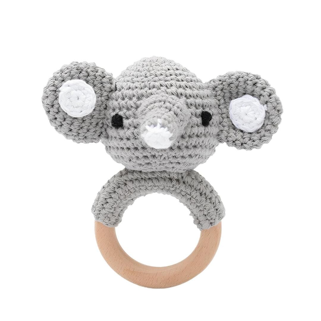 Anneau de dentition au crochet
