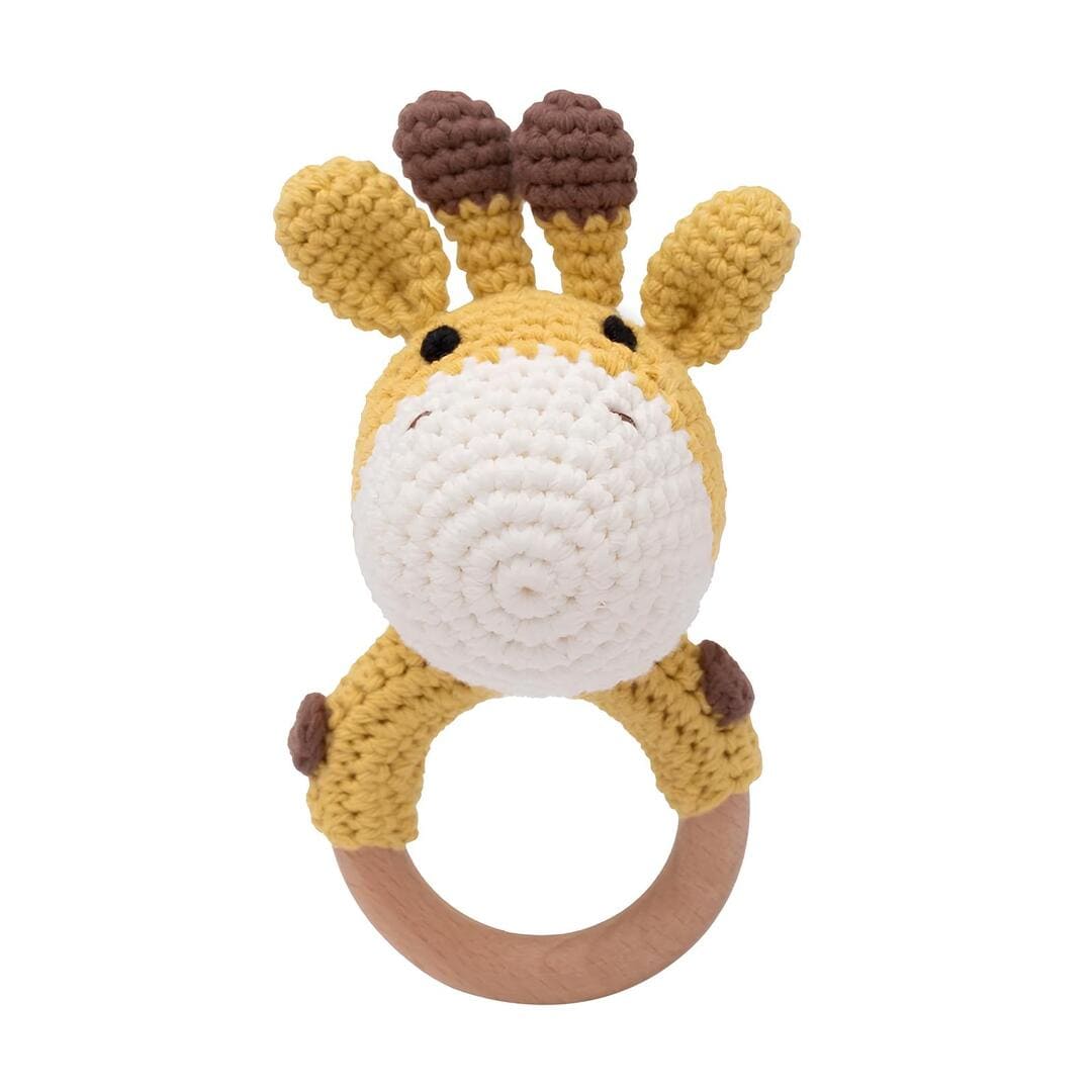 Anneau de dentition au crochet