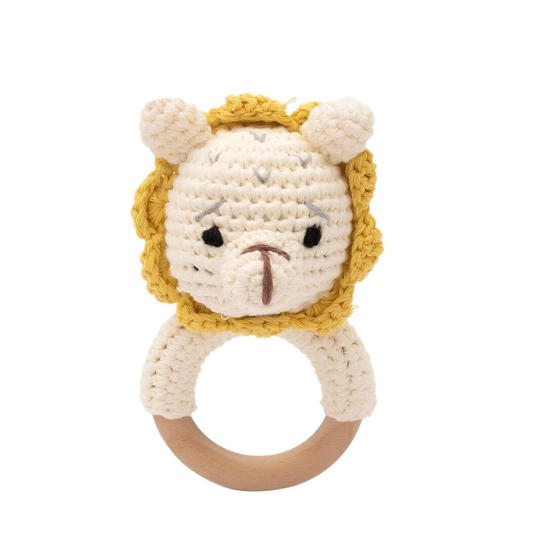 Anneau de dentition au crochet