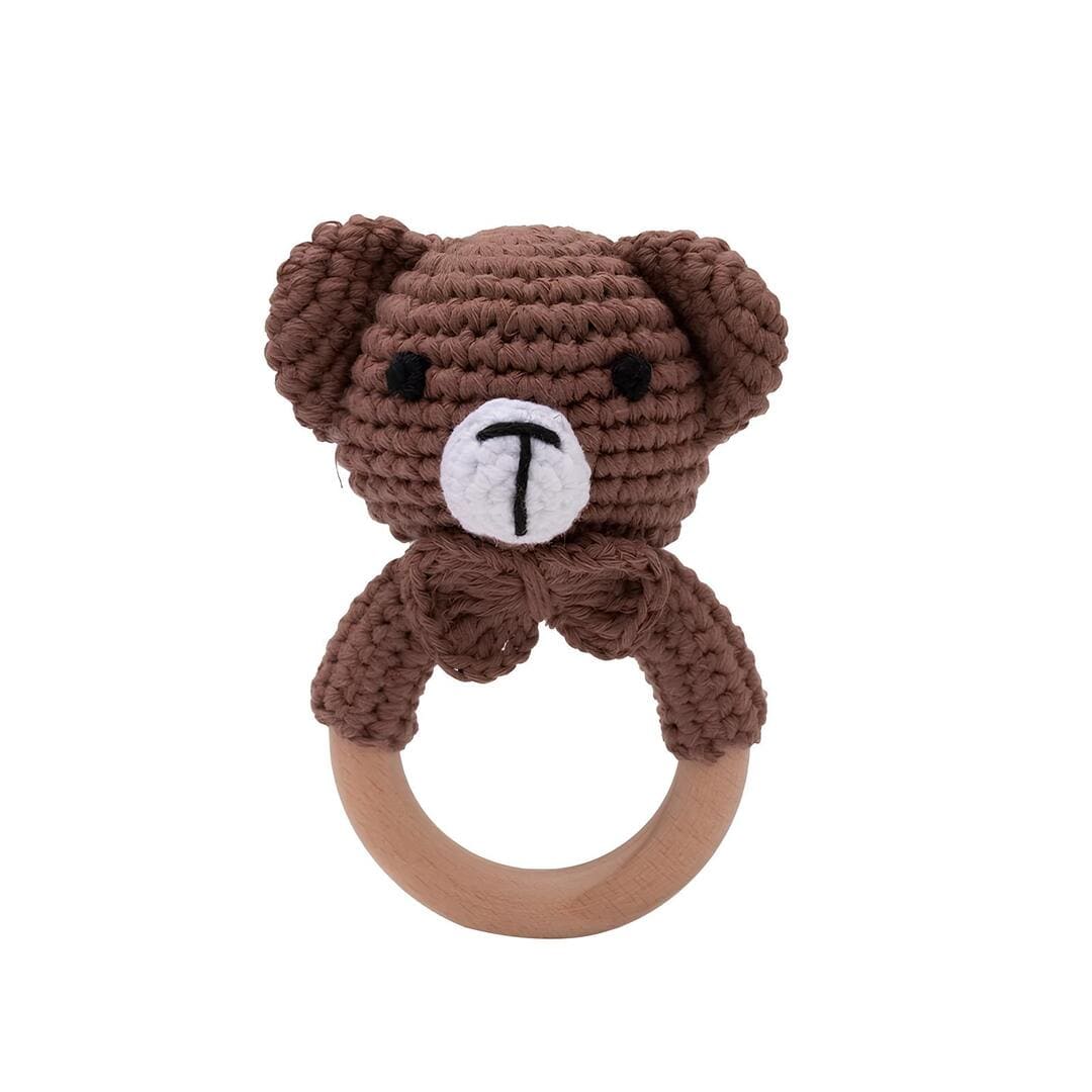 Anneau de dentition au crochet