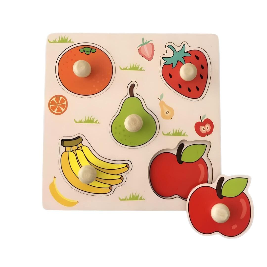 Puzzle de fruits en bois