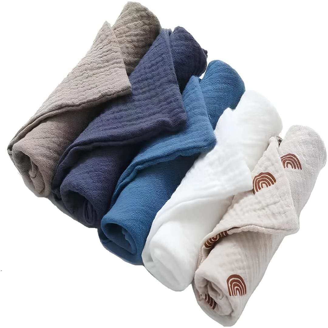 Langes en coton – Lot de 5