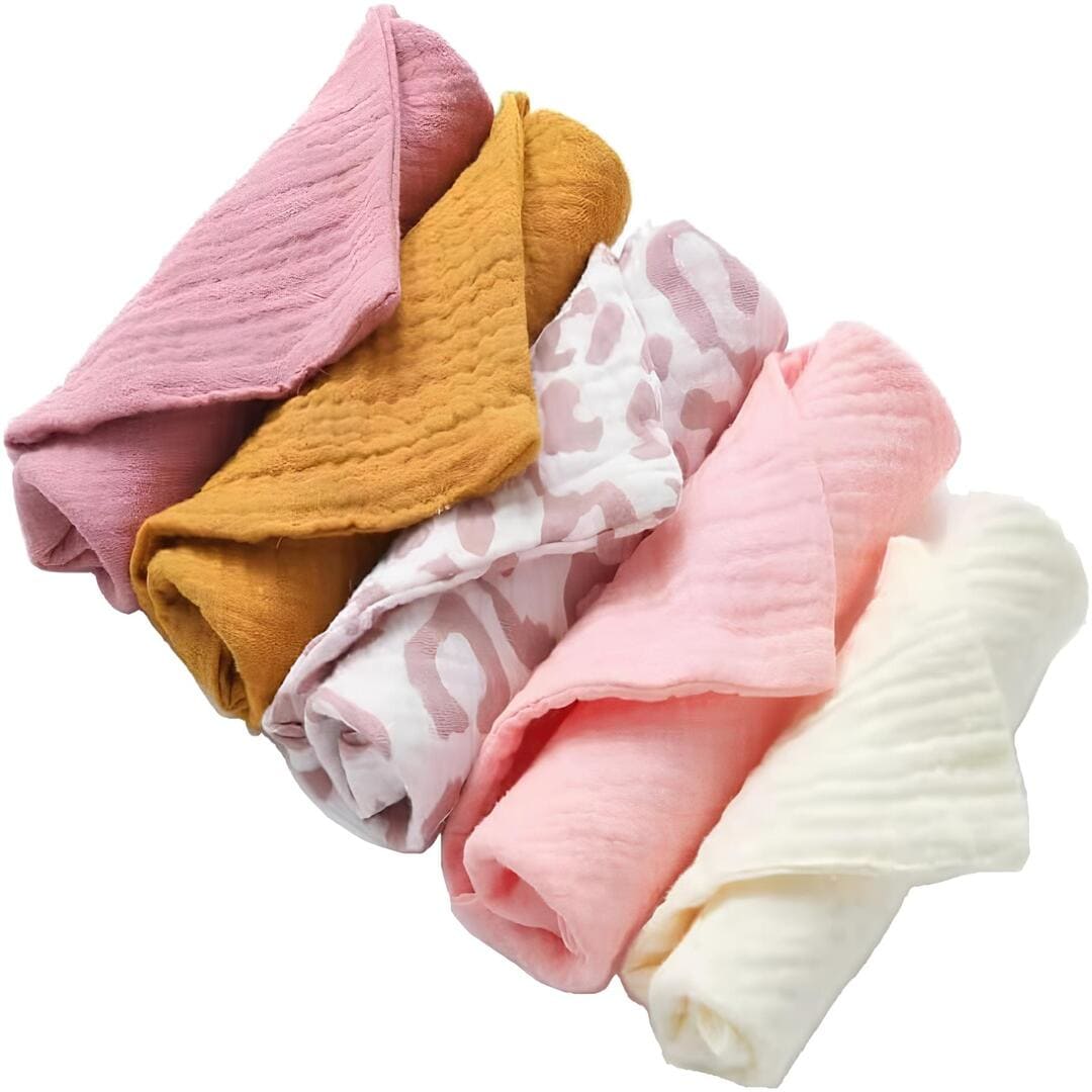 Langes en coton – Lot de 5