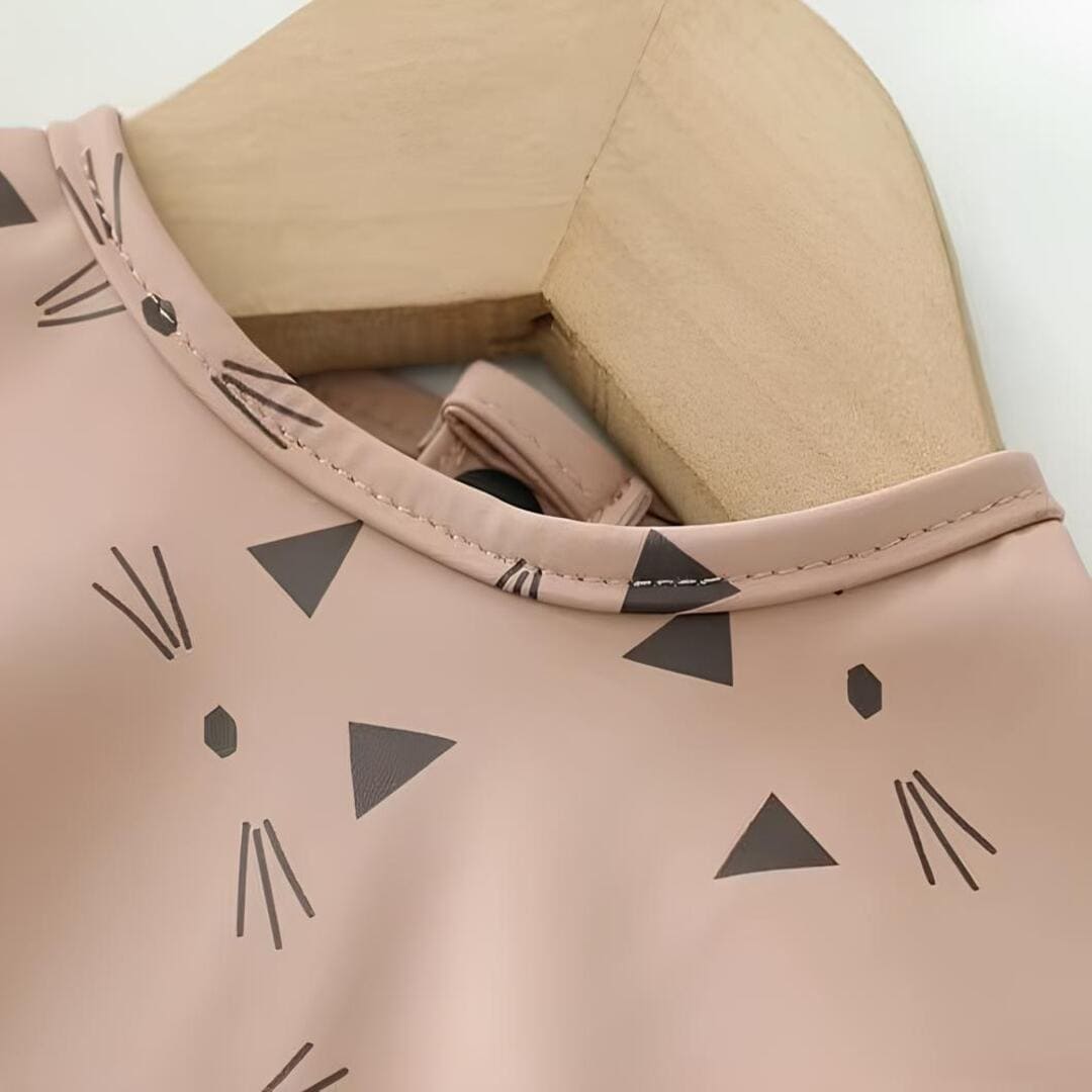 Tablier à manches longues à motif